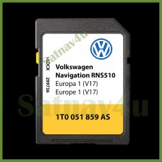 Skoda Columbus RNS510 V17 Navigation SD Card Map Update 2021